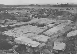 Die freigelegte Mastaba des Nacht