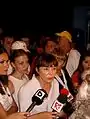 Monica Macovei, Bukarest, Piața Victoriei, Juli 2012