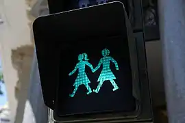 Ampelpärchen Madrid