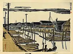 Fukagawa-Holzlager