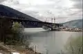 Die im Rohbau fertiggestellte Brücke