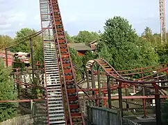 Mine Train in Attractiepark Slagharen