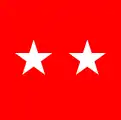 Flagge eines Generalmajors