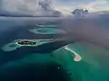 Malediven Atoll Luftbild