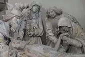 Josef von Arimathäa, Maria Magdalena, Johannes und Maria