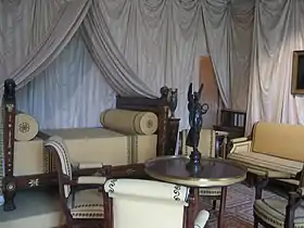 Schlafzimmer der Joséphine de Beauharnais im Schloss Malmaison
