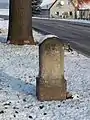 Ganzmeilenstein in Niedergurig
