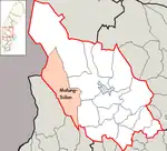Lage der Gemeinde Malung-Sälen