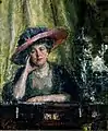 Antonio Mancini: Porträt von Lady Phillips, Öl auf Leinwand, 1909