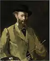 Édouard Manet: Selbstporträt mit Palette, 1879