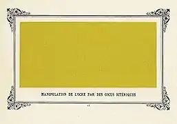 Manipulation de l'ocre par des cocus ictériques [Manipulation des Ockers durch ikterische (gelbsüchtige) gehörnte Ehemänner/Hahnreien]