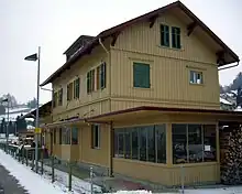 Altes Bahnhofsgebäude aus dem Jahr 1875