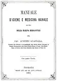 Guastalla: Handbuch der Schifffahrtsmedizin (1861), Titelblatt