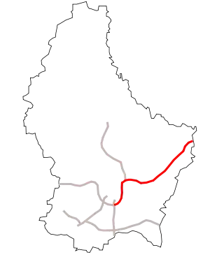 Verlauf der A1