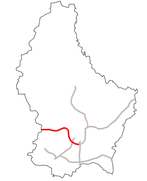 Verlauf der A6