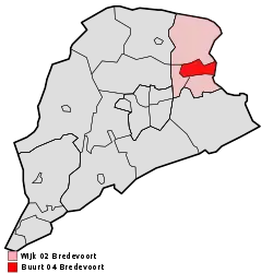 Lage von Bredevoort in der Gemeinde Aalten