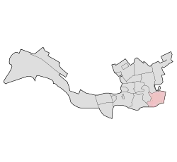 Lage des Stadtbezirkes IJsselmonde in Rotterdam