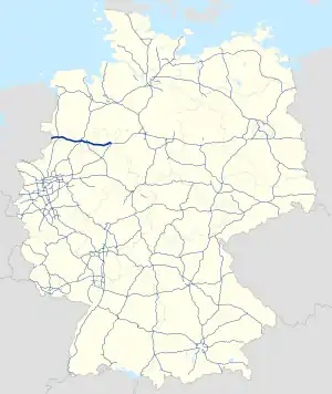 Verlauf der A 30