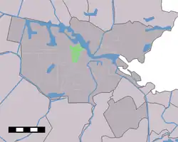 Lage des Stadtviertels Westerpark in Amsterdam
