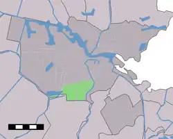 Lage des Stadtbezirks Zuideramstel in Amsterdam