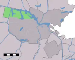 Lage des Stadtbezirkes Westpoort in Amsterdam