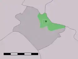 Lage von Hertme in der Gemeinde Borne