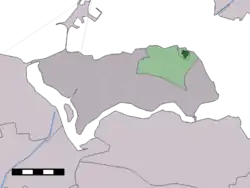 Lage von Colijnsplaat in der Gemeinde Noord-Beveland