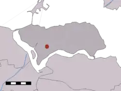 Lage von Stroodorp in der Gemeinde Noord-Beveland