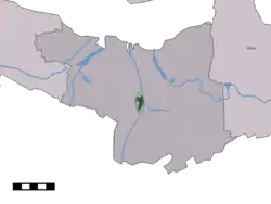 Lage von Sluiskil in der Gemeinde Terneuzen