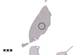 Lage von De Waal in der Gemeinde Texel