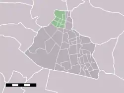 Lage von Krommenie in der Gemeinde Zaanstad