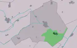Lage von Appelscha in der Gemeinde Ooststellingwerf