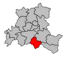 Lage des Kantons Plombières-les-Bains innerhalb des Arrondissements Épinal