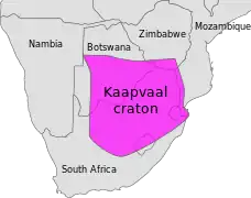 Südafrika:Kaapvaal-Kraton