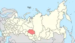 Lage innerhalb Russlands