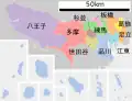 in Tokio:﻿品川 Shinagawa﻿足立 Adachi﻿練馬 Nerima﻿多摩 Tama﻿八王子 Hachiōji﻿杉並 Suginami﻿板橋 Itabashi﻿世田谷 Setagaya﻿江東 Kōtō﻿葛飾 Katsushika