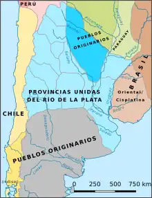Vereinigte Provinzen des Río de la Plata 1821