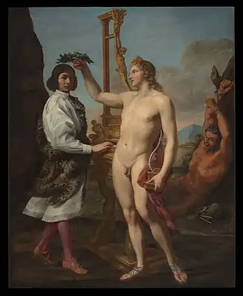 CMarcantonio Pasqualini crowned by Apollo