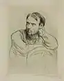 Marcellin Desboutin:Portrait Pierre-Auguste Renoir1877
