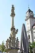Hauptplatz mit Mariensäule
