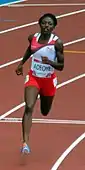 Margaret AdeoyeRang acht in 23,34 s