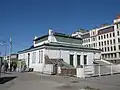 Stadtbahnstation auf quadratischem Grundriss, Entwurf 1894