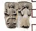 Wallfahrtskirche Maria Gail – Engel mit Seelenwaage und Posaune (vor 1300)