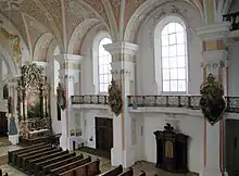 Wandpfeiler in einer Wandpfeilerkirche