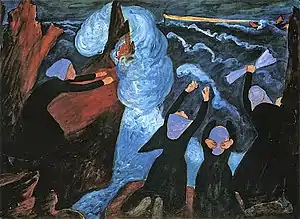 Tempête (Der Sturm, The Storm) (Marianne von Werefkin)