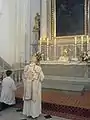 Mariavitischer Priester mit Ministrant