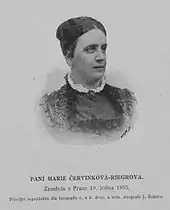 Marie Červinková-Riegrová (* 1854)