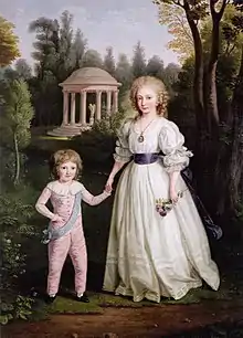 Marie Thérèse Charlotte de Bourbon und Louis Charles de Bourbon