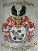 Wappen in der Dorfkirche Pessin