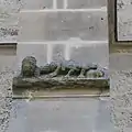 Westfassade Tierfigur romanisch